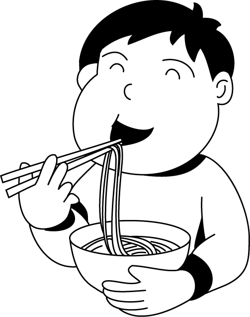 食事11-ラーメン イラスト