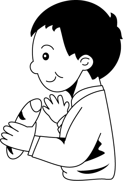 食事17-パン イラスト