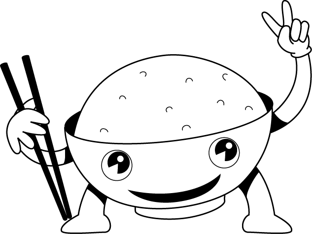 食事30-ご飯 イラスト
