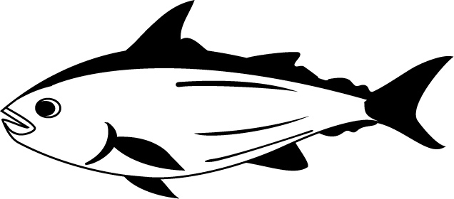 魚介類03-カツオ イラスト