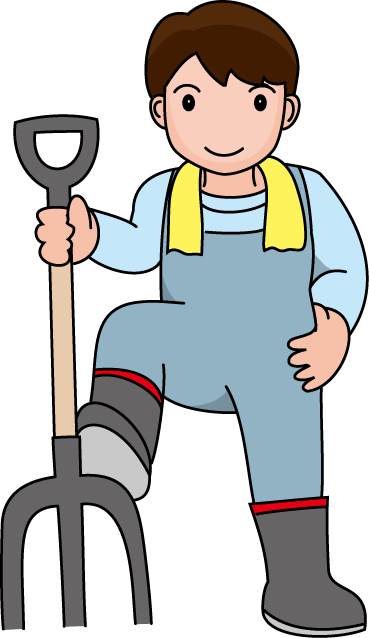 食で働く人09-牧畜 イラスト