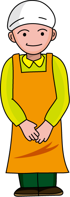 食で働く人30-調理師 イラスト