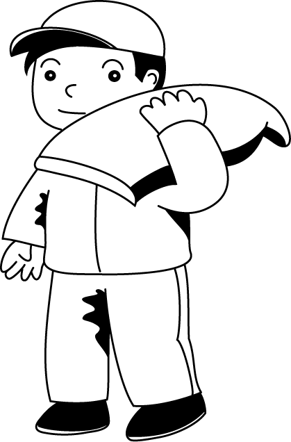 食で働く人03-米 イラスト