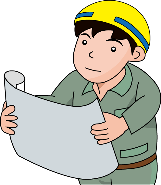建築19-現場監督 イラスト