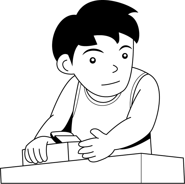 建築04-鉋(カンナ) イラスト