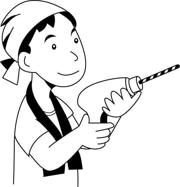 建築06-電動ドリル イラスト