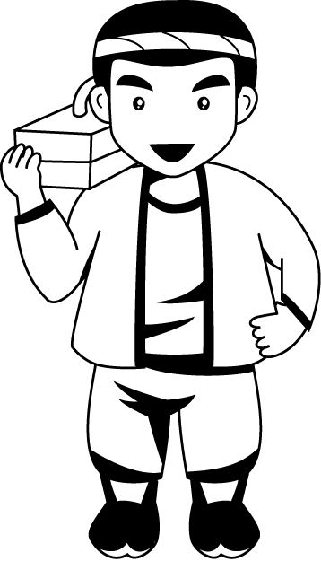 建築09-大工さん イラスト