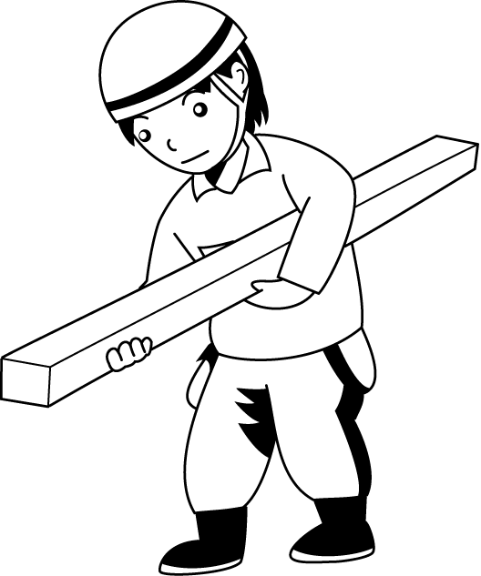 建築11-柱 イラスト