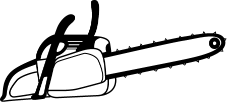 建築21-チェーンソウ イラスト