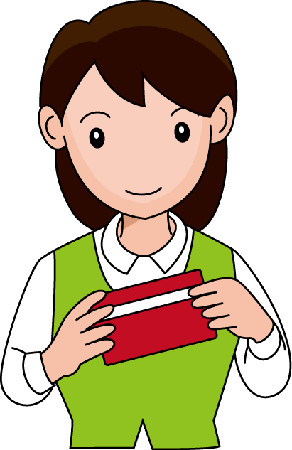 金融機関03-銀行員 イラスト