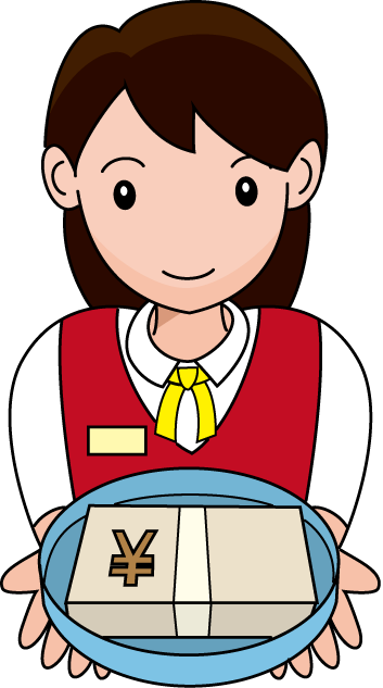 金融機関04-銀行員 イラスト