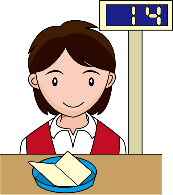 金融機関08-銀行窓口 イラスト