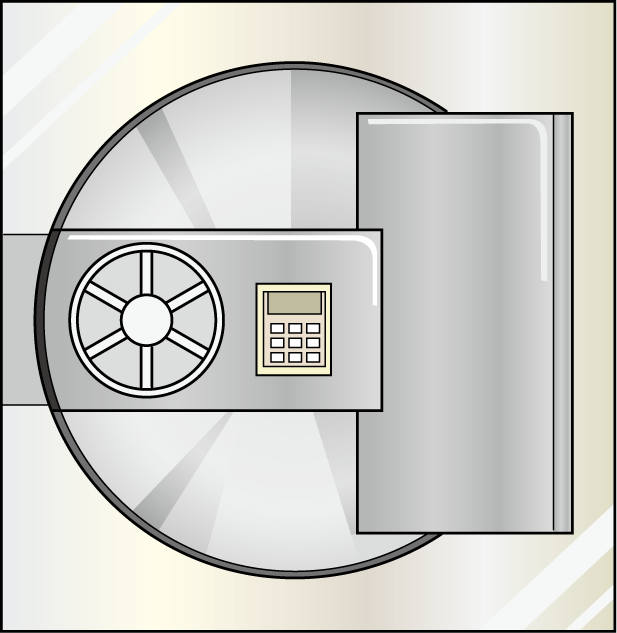 金融機関23-金庫室 イラスト