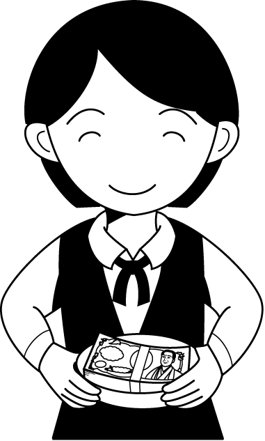 金融機関01-銀行員 イラスト