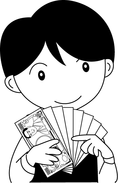 金融機関02-銀行員 イラスト