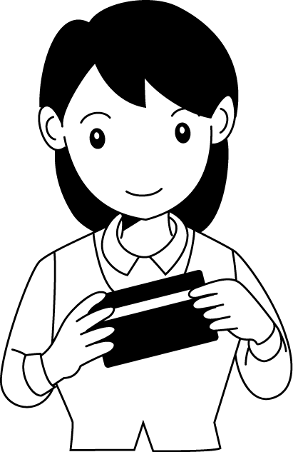 金融機関03-銀行員 イラスト