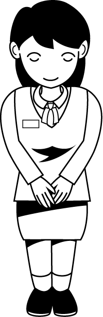 金融機関05-銀行員 イラスト