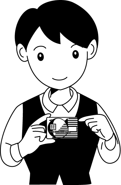 金融機関06-銀行員 イラスト