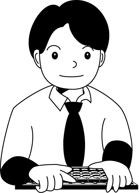 金融機関14-出納業務 イラスト