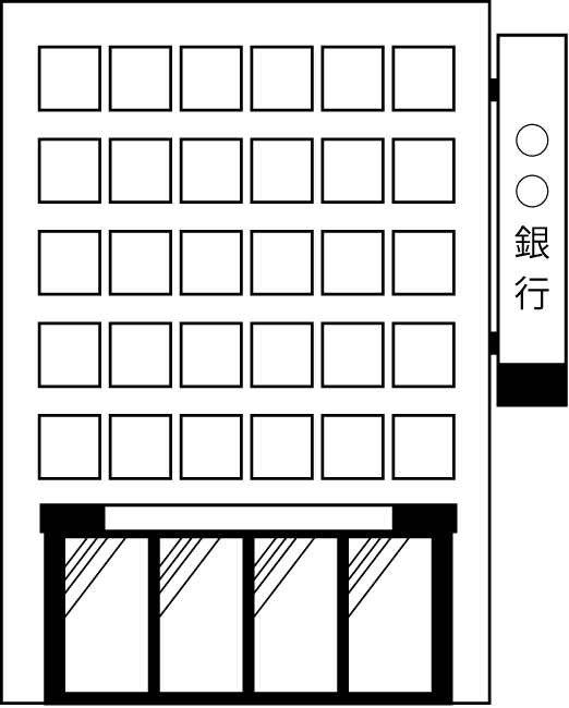 金融機関26-銀行 イラスト
