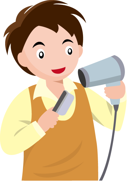 美容03-セット イラスト