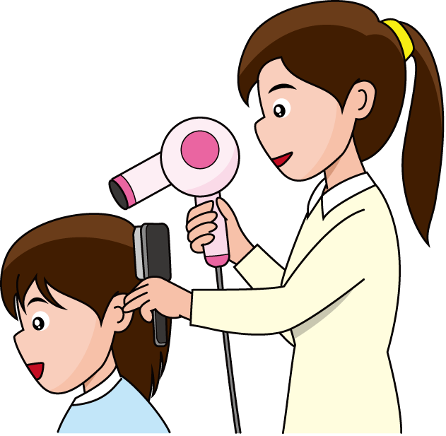 美容05-セット イラスト