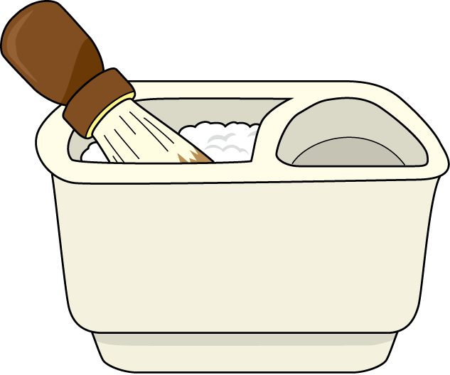 美容12-シェービング イラスト