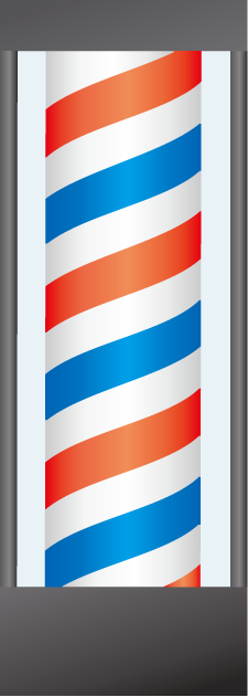 美容19-床屋看板 イラスト