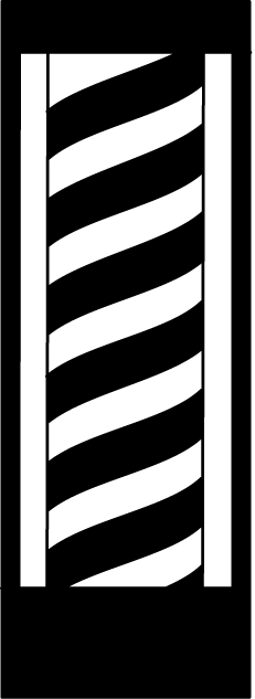 美容19-床屋看板 イラスト