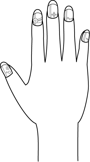 美容28-ネイル イラスト