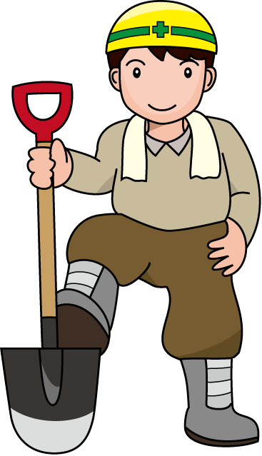 土木工事12-休憩する イラスト