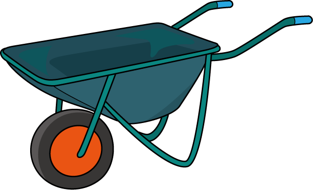 土木工事13-一輪車 イラスト