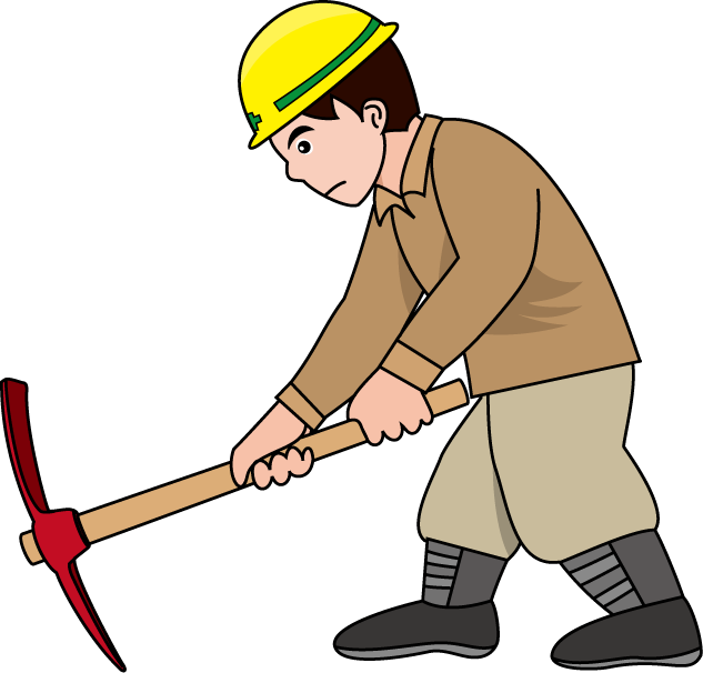 土木工事28-掘削 イラスト