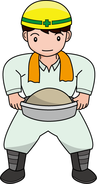 土木工事30-砂 イラスト