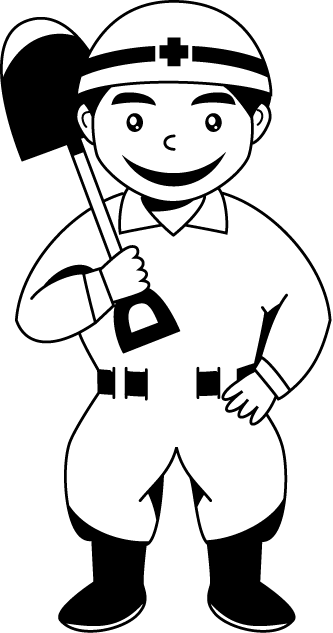 土木工事02-現場作業員 イラスト