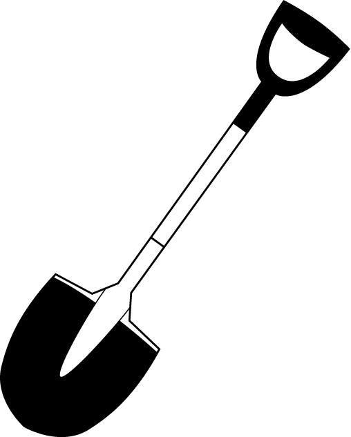 土木工事17-スコップ イラスト