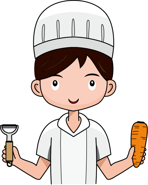 飲食業10-料理人 イラスト