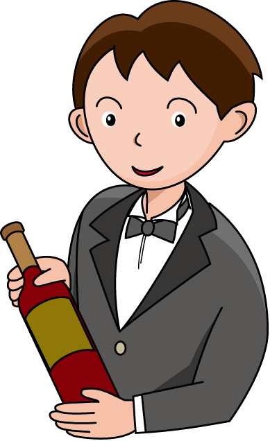 飲食業18-ワイン イラスト