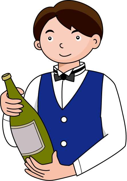 飲食業19-ワイン イラスト