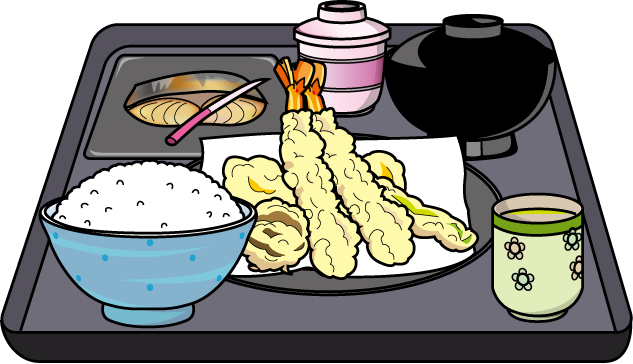 飲食業29-定食 イラスト