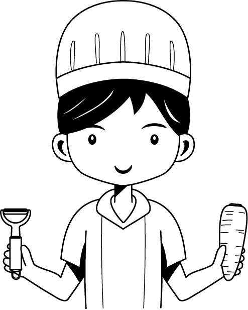 飲食業10-料理人 イラスト