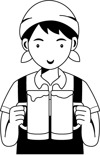 飲食業30-ビール イラスト