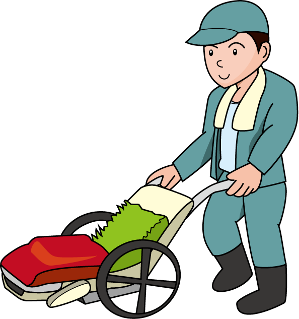 農業07-田植え機 イラスト