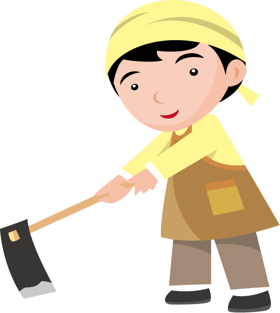 農業09-耕す イラスト