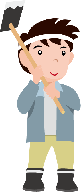 農業12-耕す イラスト