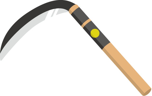 農業15-鎌イラスト