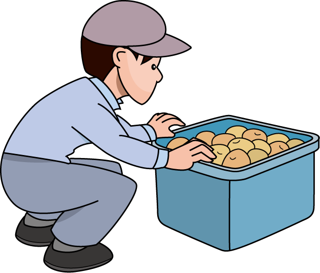 農業28-収穫 イラスト