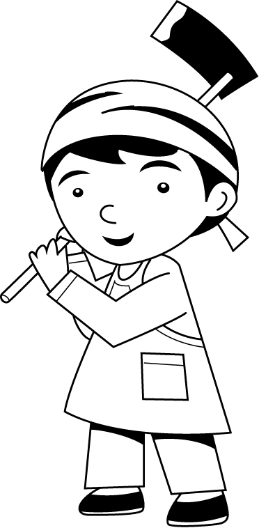 農業10-耕す イラスト