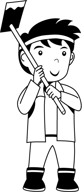 農業12-耕す イラスト