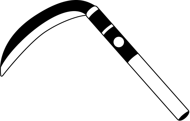 農業15-鎌イラスト